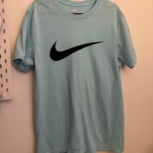 Nike Light Blue Male T-Shirt
